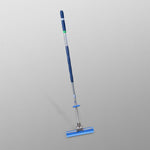 Vileda Professional Roll-O-Matic Clean Room Mop with Aluminum Extendable Handle, Straight, 14" - 122910 - 1 Each