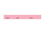First Printed Spine ID Label, 5-7/16" x 1/2", Pink - FHP506304