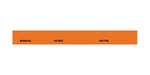 First Printed Spine ID Label, 5-7/16" x 1/2", Orange - FHP506307