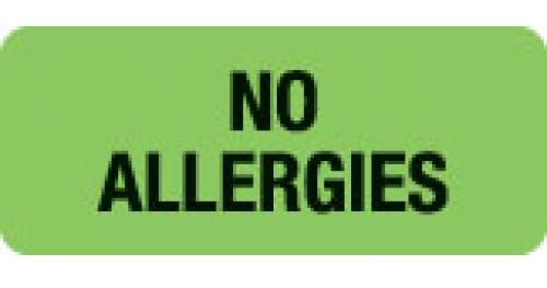 Allergies Labels - 50710 - 500 Each - MDL-FHP50710