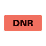 First Med-Alert Medicare Label, Do Not Resuscitate, Fluorescent Red, 2-1/4" x 15/16" - FHP50722