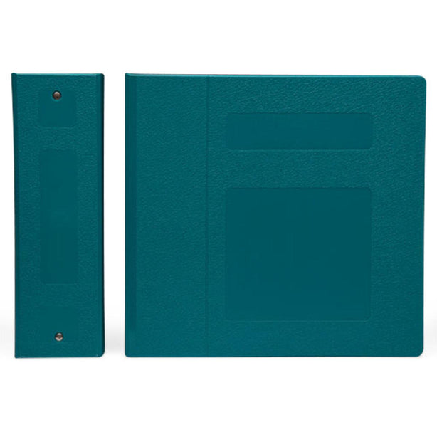 First Side Opening 3-Ring Poly Ring Binder, 4" Wide, Side-Opening, Teal - M10270R3 - 1 Each