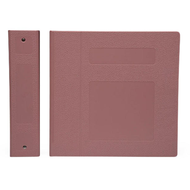 First Side Opening 3-Ring Poly Ring Binder, 3" Wide, Side-Opening, Mauve - FHPM80070R3