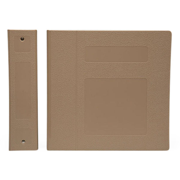 First Side Opening 3-Ring Poly Ring Binder, 3" Wide, Side-Opening, Beige - FHPM80090R3