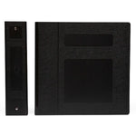 First Side Opening 3-Ring Poly Ring Binder, 3" Wide, Side-Opening, Charcoal - FHPM80230R3