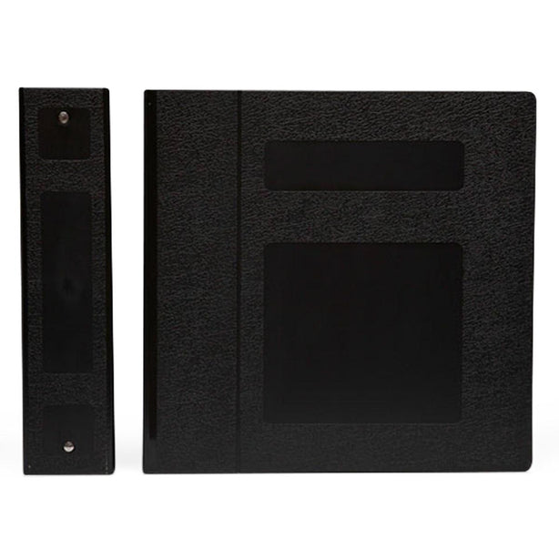 First Side Opening 3-Ring Poly Ring Binder, 3" Wide, Side-Opening, Charcoal - FHPM80230R3
