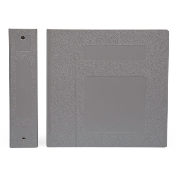 First Side Opening 3-Ring Poly Ring Binder, 3" Wide, Side-Opening, Gray - FHPM80370R3