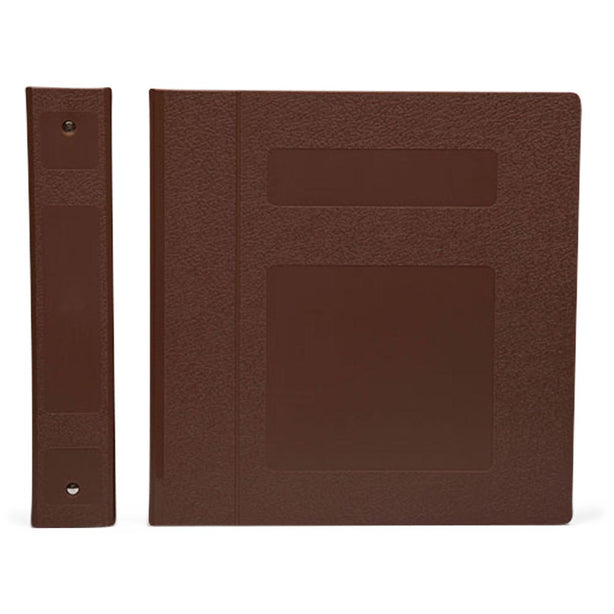 First Side Opening 2" Side-Open 3-Ring Poly Binder, Brown - M90060R3 - 1 Each