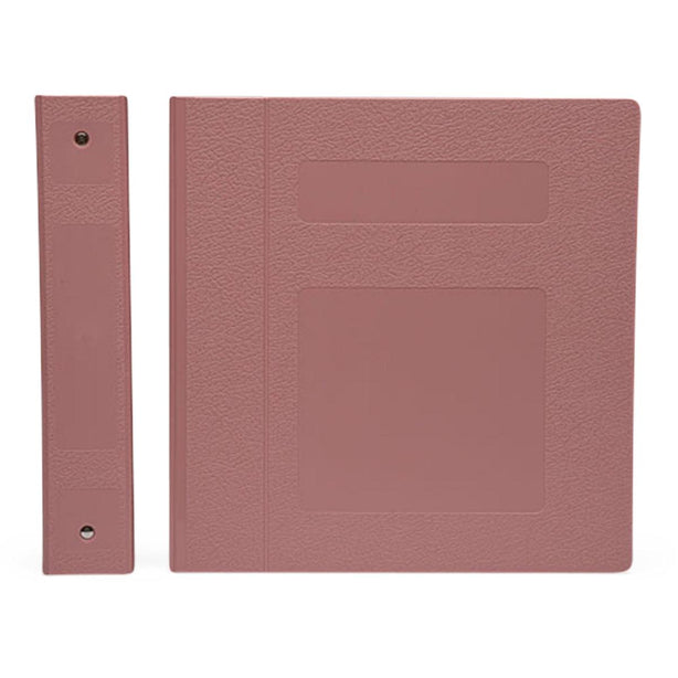 First Side Opening 2" Side-Open 3-Ring Poly Binder, Mauve - M90070R3 - 1 Each