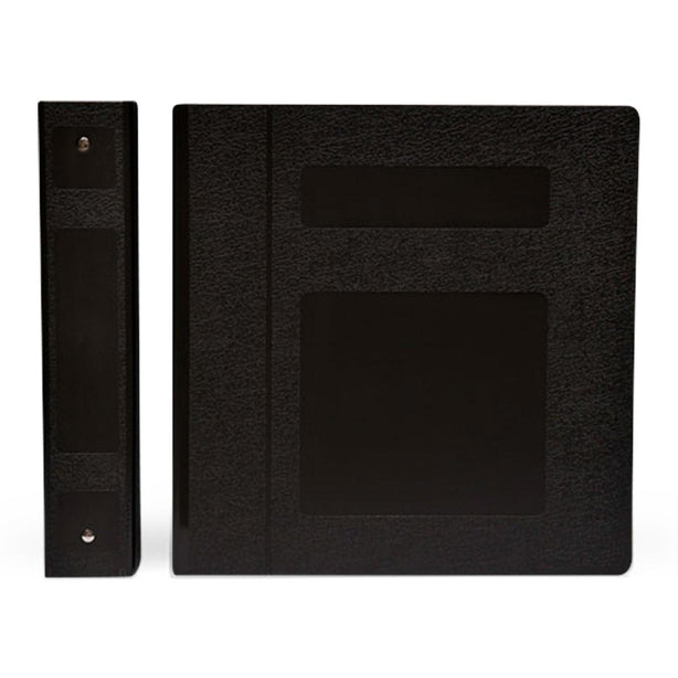 First Side Opening 2" Side-Open 3-Ring Poly Binder, Charcoal - M90230R3 - 1 Each