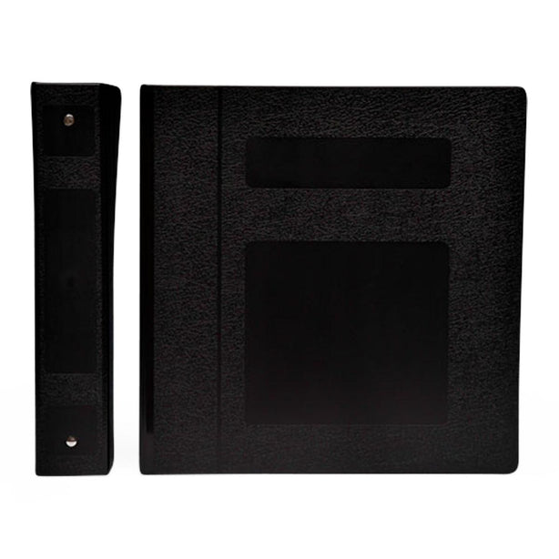 First Side Opening 2" Side-Open 3-Ring Poly Binder, Black - M90280R3 - 1 Each