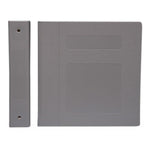 First Side Opening 2" Side-Open 3-Ring Poly Binder, Gray - M90370R3 - 1 Each