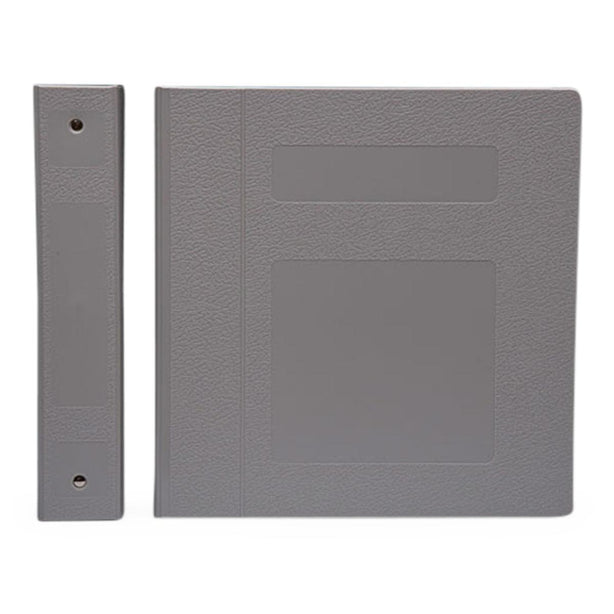 First Side Opening 2" Side-Open 3-Ring Poly Binder, Gray - M90370R3 - 1 Each