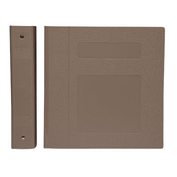First Side Opening 2" Side-Open 3-Ring Poly Binder, Taupe - M90390R3 - 1 Each