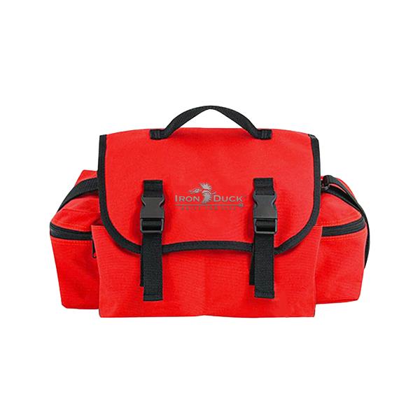 IRON DUCK Standard EMS Trauma Bag, Orange - 36001S-ORANGE - 1 Each