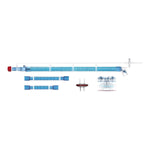 Flexicare FlexiCare Heated Wire Circuit for BiPAP / CPAP 038-31-601U 10.0 Each-MDL-FLX03831601U