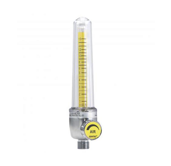 Genstar Technologies CO Air Flowmeter, Brass, 15 Lpm, Ohio, Mri Compatible - FM187B-15L-OH-MRI - 1 Each
