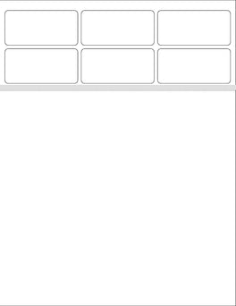 Centurion Labels: Integrated Laser Sheet Form Label, 8-1/2