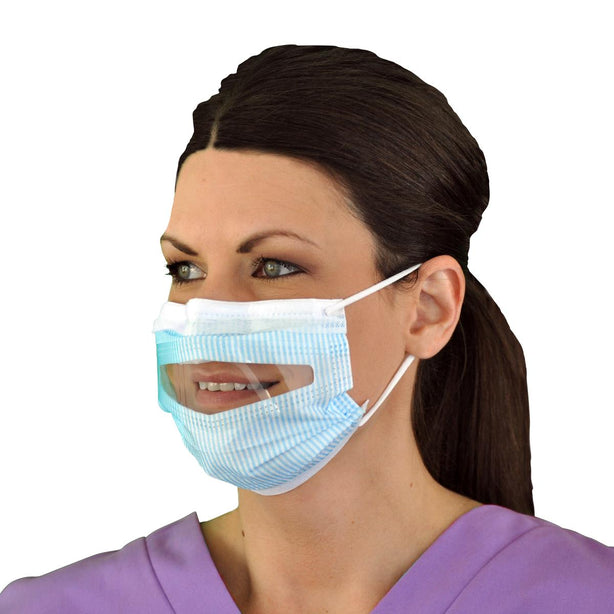 Prestige Ameritech Prestige Ameritech Clear-View Window Face Masks FM86010 - 100.0 Each