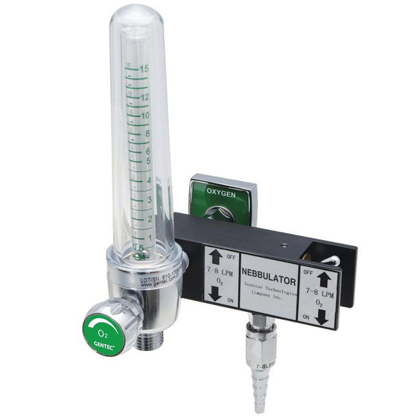 Genstar Nebulator Oxygen Block, Aluminum, Chemetron Adapter, 15 L, Technologies Co Flowmeters - FMB197A-15-07L-CH - 1 Each