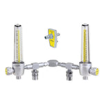 Genstar Technologies Co Dual-Air Aluminum Dual Air Flowmeter, 0-15 LPM, Med - FMD187A15CH2P