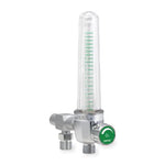 Genstar Technologies CO Dual-Oxygen Aluminum Dual Oxygen Flowmeter, 0-15 Lpm, with Power Take Off, Diss Hand-Tight Adapter - FMD197A-15L-DHP - 1 Each