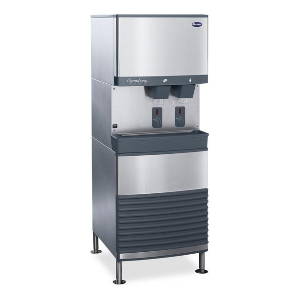 Follett Symphony Plus 50 Freestanding and Water Dispenser, Wat / Ice Mk, Cooled, Fs, 90LB - 110FB425W-S - 1 Each