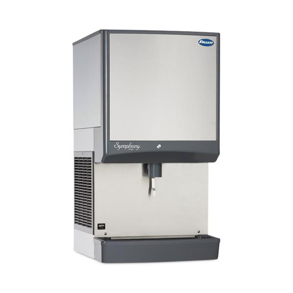Follett Symphony Plus and Water Dispenser, Ice / Wat, Cooled, 25LB, Countertop - 25CI425W-LI - 1 Each