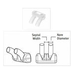 Infant Nasal Prong, 5 mm - 5.5 mm, Fisher and Paykel - BC5550-10 - 1 Each