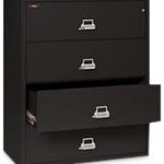 Classic Lateral File Cabinet - 4-4422-CBL - 1 Each - MDL-FRK44422CBL