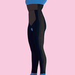 Frank Stubbs CO High-Waist Girdle Compression Garment, Ankle-Length, Black, Size M - 2027 - 1 Each
