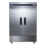 Summit Appliance Accucold Upright Pharma-Lab Freezer with 4 Casters and Solid Door, 49 Cu. Ft. - AFS49ML - 1 Each