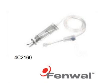 Fenwal Inc Blood Component Recipient Set with Standard Filter 4C2160 - 48.0 Each - MDL-FWL4C2160