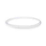 Foxx Life Sciences EZLabpure Silicone Tubing, 8 mm Inner Dia. x 16 mm Outer Dia., 25' Cut Length - PEX-0080-0160-025 - 1 Each