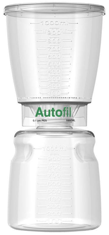 Foxx Life Sciences Autofil High-Flow PES Bottle Full Assembly with Top Filter 116-9113-RLS - 12.0 Each