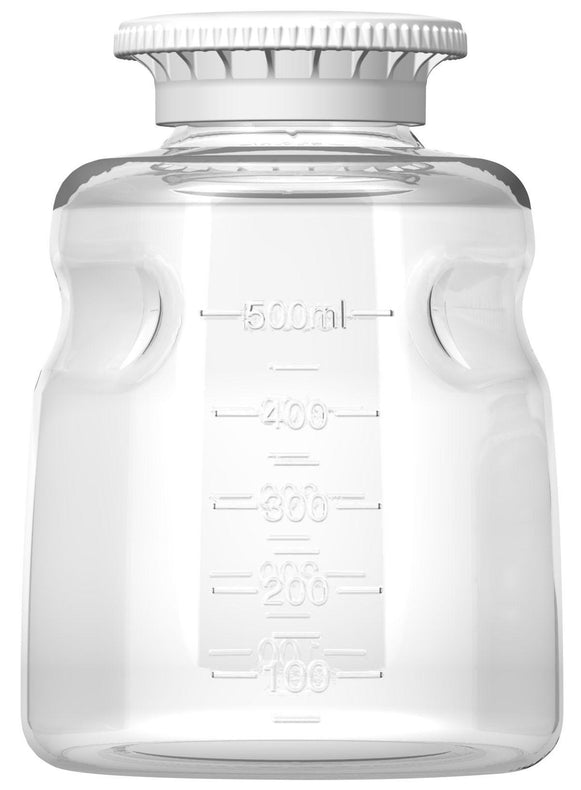 Foxx Life Sciences Bottle and Cap, Polystyrene, Sterile, 500 mL - FXX1172RLS