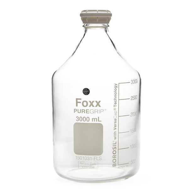 Foxx Life Sciences PUREGRIP Transparent Reagent Bottles 1501031-FLS - 2.0 Each - MDL-FXX1501031FLS