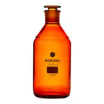 Foxx Life Sciences Borosilicate Amber Narrow Mouth Reagent Bottles 1509029 - 10.0 Each - MDL-FXX1509029
