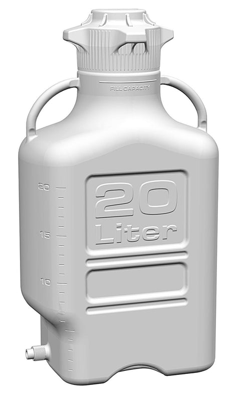 FOXX LIFE SCIENCES EZBio Carboy, Polypropylene, 20L, Spigot, VersaCap 120 - 155-3221-OEM - 1 Each