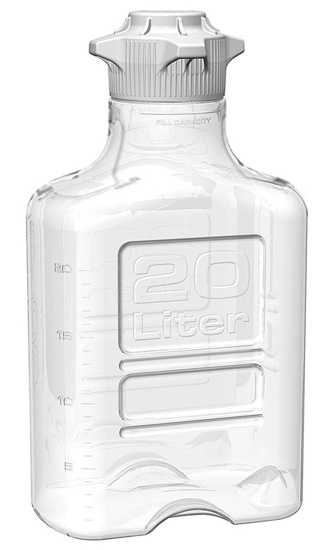 FOXX LIFE SCIENCES EZBio Carboy, Polycarbonate, 20 L, No Spigot, VersaCap 120 - 158-3121-OEM - 1 Each