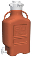 FOXX LIFE SCIENCES EZBio Carboy, Amber HDPE, 20 L, with Spigot, VersaCap 120 - 15K-3221-OEM - 1 Each