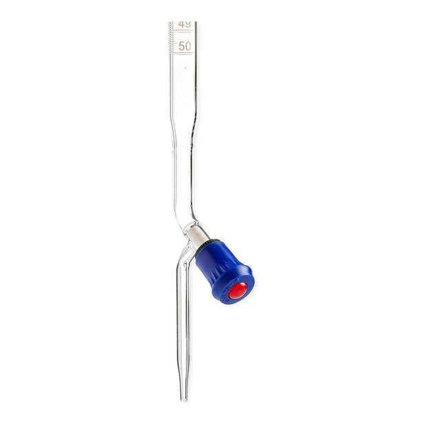 Foxx Life Sciences Borosilicate and Borosil Burette with Boroflo with PTFE Key, Meets ASTM E287-2, 50 mL - 2121U12A - 5 Each