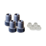Foxx Life Sciences EZwaste Tube Replacement Plug Fittings, Male Nut and Ferrule, for 1/4" Outer Dia. Tubing - 330-0935-OEM - 4 Each
