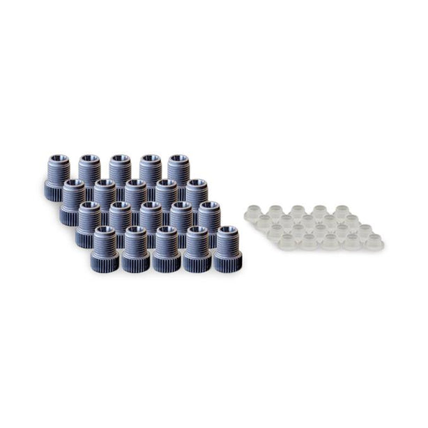 Foxx Life Sciences EZwaste Tube Replacement Plug Fittings, Male Nut and Ferrule, for 1/4" Outer Dia. Tubing - 330-0936-OEM - 20 Each
