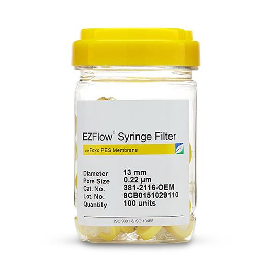 Foxx Life Sciences EZFlow PES Syringe Filters 381-2116-OEM - 100.0 Each