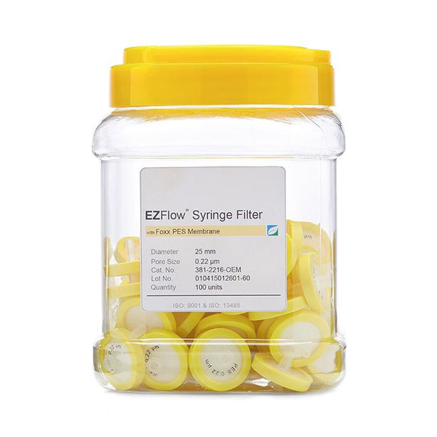 Foxx Life Sciences EZFlow PES Syringe Filters 381-2216-OEM - 100.0 Each