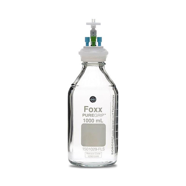 Foxx Life Sciences PureGrip HPLC Solvent Reservoir Bottle Assembly 45R-5602-FLS - 1.0 Each