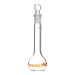 FOXX LIFE SCIENCES Borosilicate Clear Wide Mouth Volumetric Flasks 5647012A 10 Each - MDL-FXX5647012A