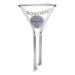 Foxx Life Sciences Borosil Plain Short Stem Funnel with 60° Bowl Angle and 35 mm Cup Volume - 6140058 - 30 Each