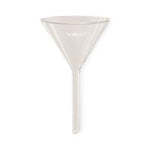 Foxx Life Sciences Borosil Plain Short Funnel with 60° Angle Bowl, 65 mm Stem, Large - 6140069 - 20 Each